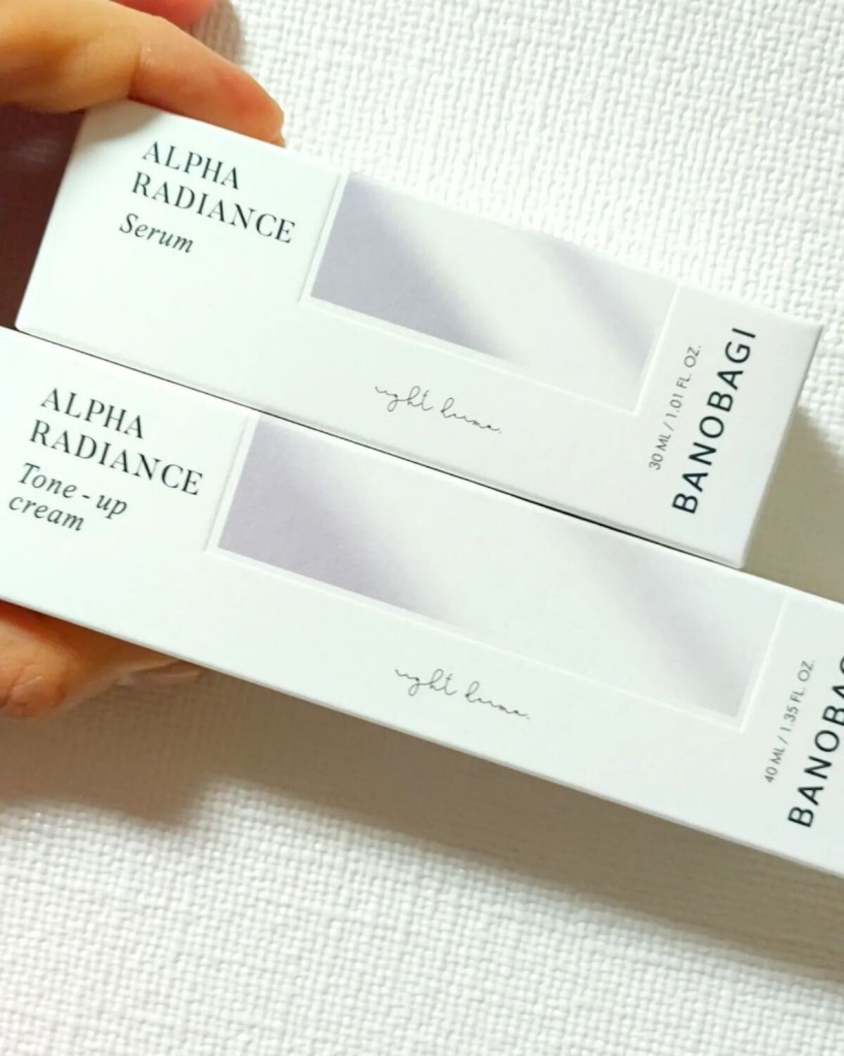 アルファラディアンスグローセラム/BANOBAGI/美容液を使ったクチコミ（3枚目）