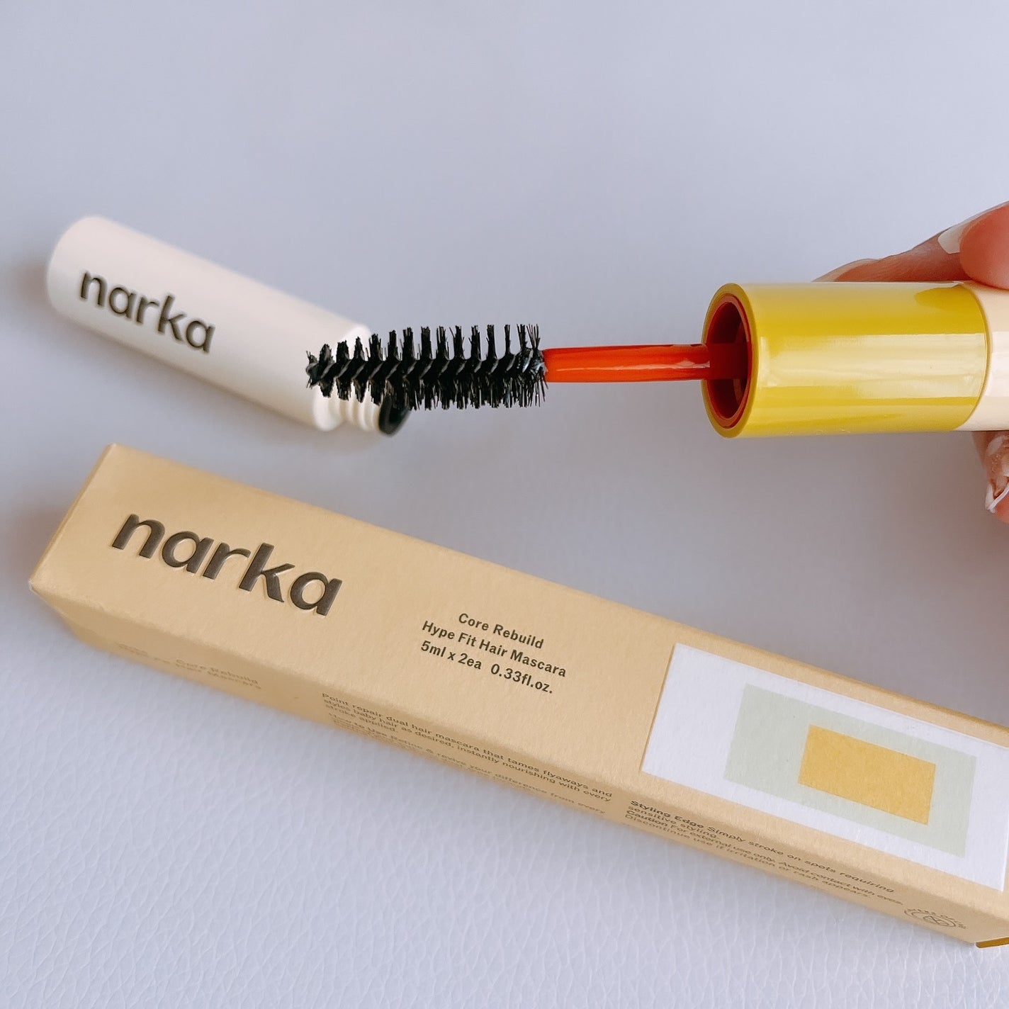 ハイプフィットヘアマスカラ/narka/その他スタイリングを使ったクチコミ(4枚目)