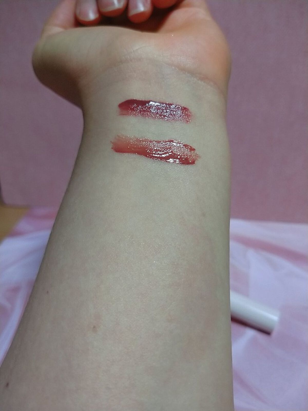 ジューシーリップティント/キャンメイク/口紅を使ったクチコミ（2枚目）