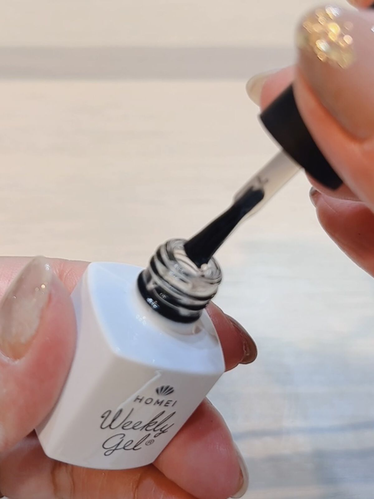ロングキープベースジェル/HOMEI/ジェルネイルを使ったクチコミ（2枚目）