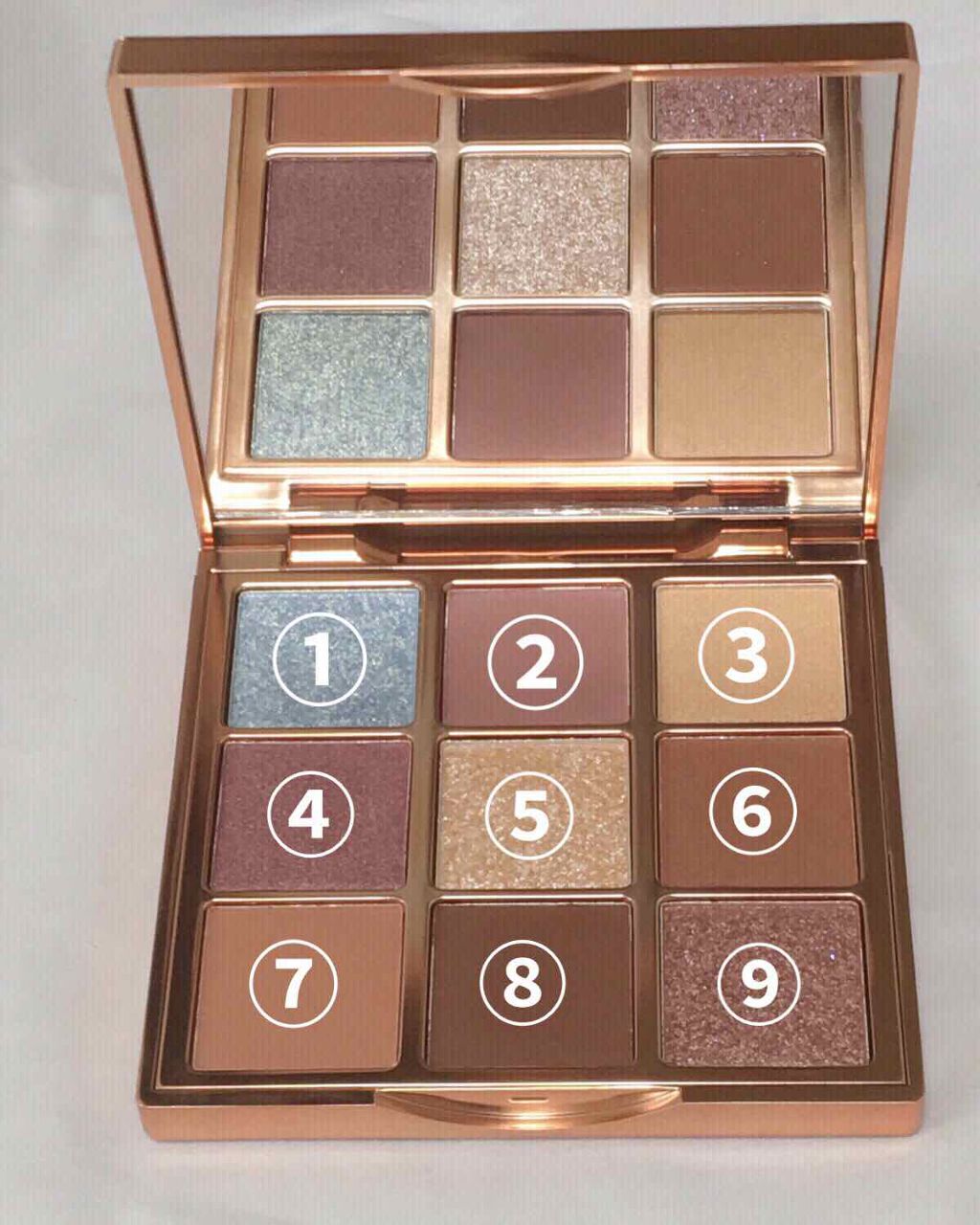 VenusMarble 9色アイシャドウパレット/Venus Marble/アイシャドウパレットを使ったクチコミ(2枚目)
