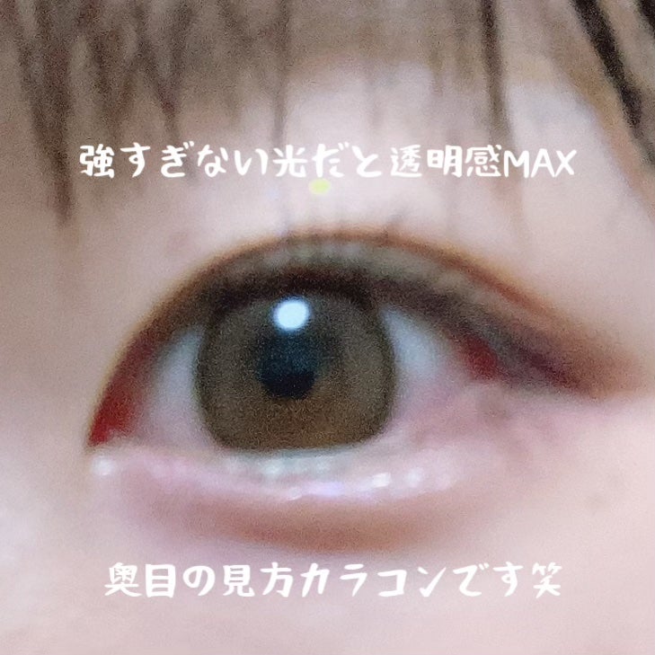 エバーカラーワンデー ナチュラル/エバーカラー/ワンデー(1DAY)カラコンを使ったクチコミ(7枚目)