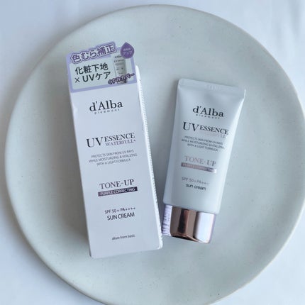 ダルバ ウォータフル トーンアップ サンクリーム(パープル)/ダルバ/日焼け止めクリームを使ったクチコミ(1枚目)