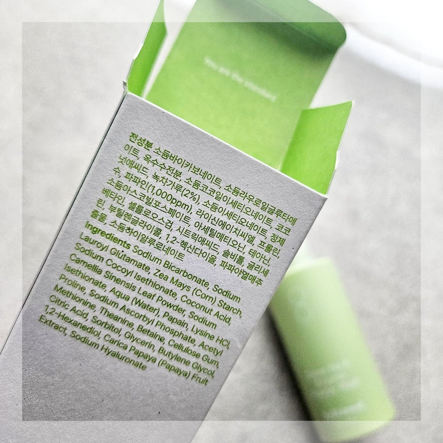 グリーンティー&エンザイムパウダーウォッシュ/By Wishtrend/洗顔パウダーを使ったクチコミ(5枚目)