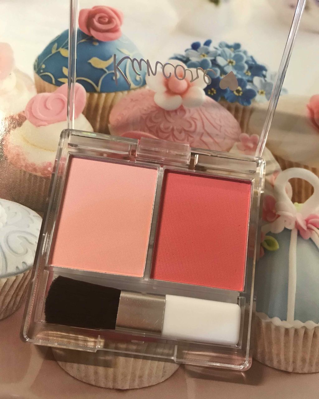 カンコレ チーク/DAISO/パウダーチークを使ったクチコミ（2枚目）