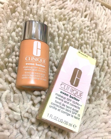 イーブン ベター メークアップ 15/CLINIQUE/リキッドファンデーションを使ったクチコミ（1枚目）