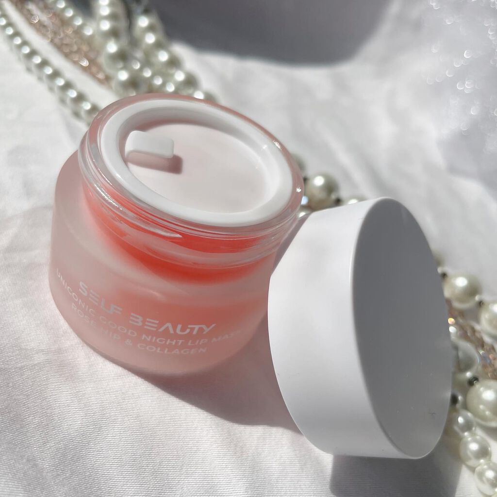 ユニコーングッドナイトリップマスク ローズヒップ&コラーゲン/SELF BEAUTY/リップマスクを使ったクチコミ(3枚目)
