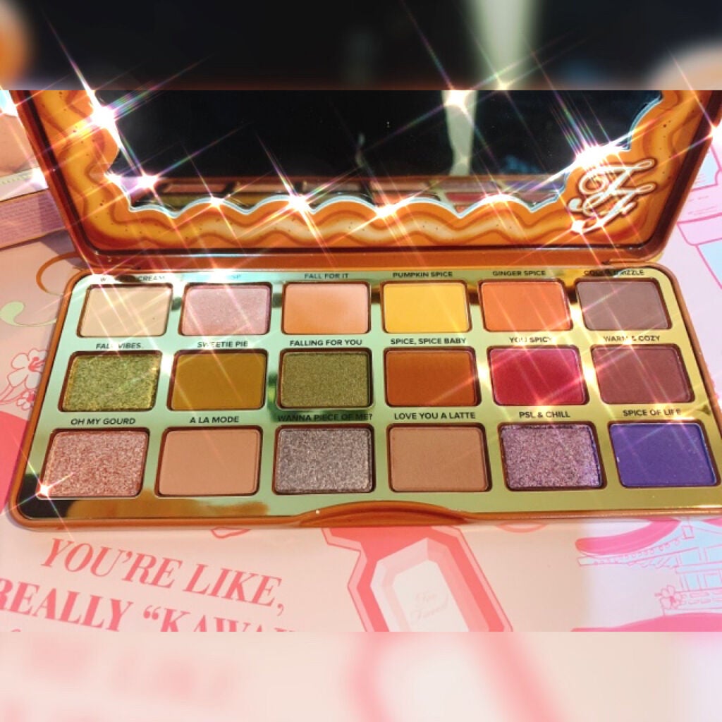 パンプキン スパイス アイシャドウ パレット(旧)/Too Faced/アイシャドウパレットを使ったクチコミ(2枚目)
