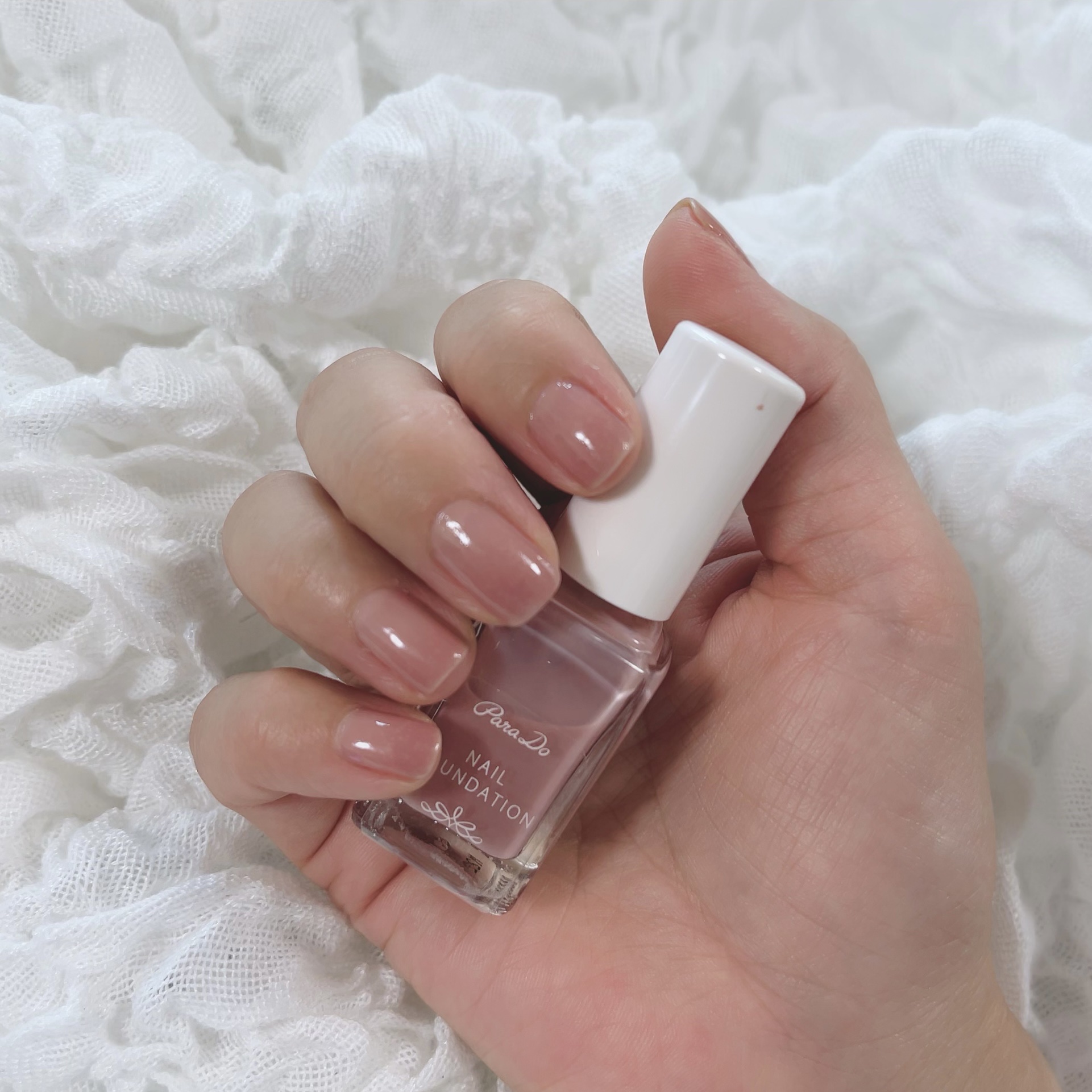 ネイルファンデーション BO02 ベージュオークル/パラドゥ/マニキュアを使ったクチコミ（2枚目）