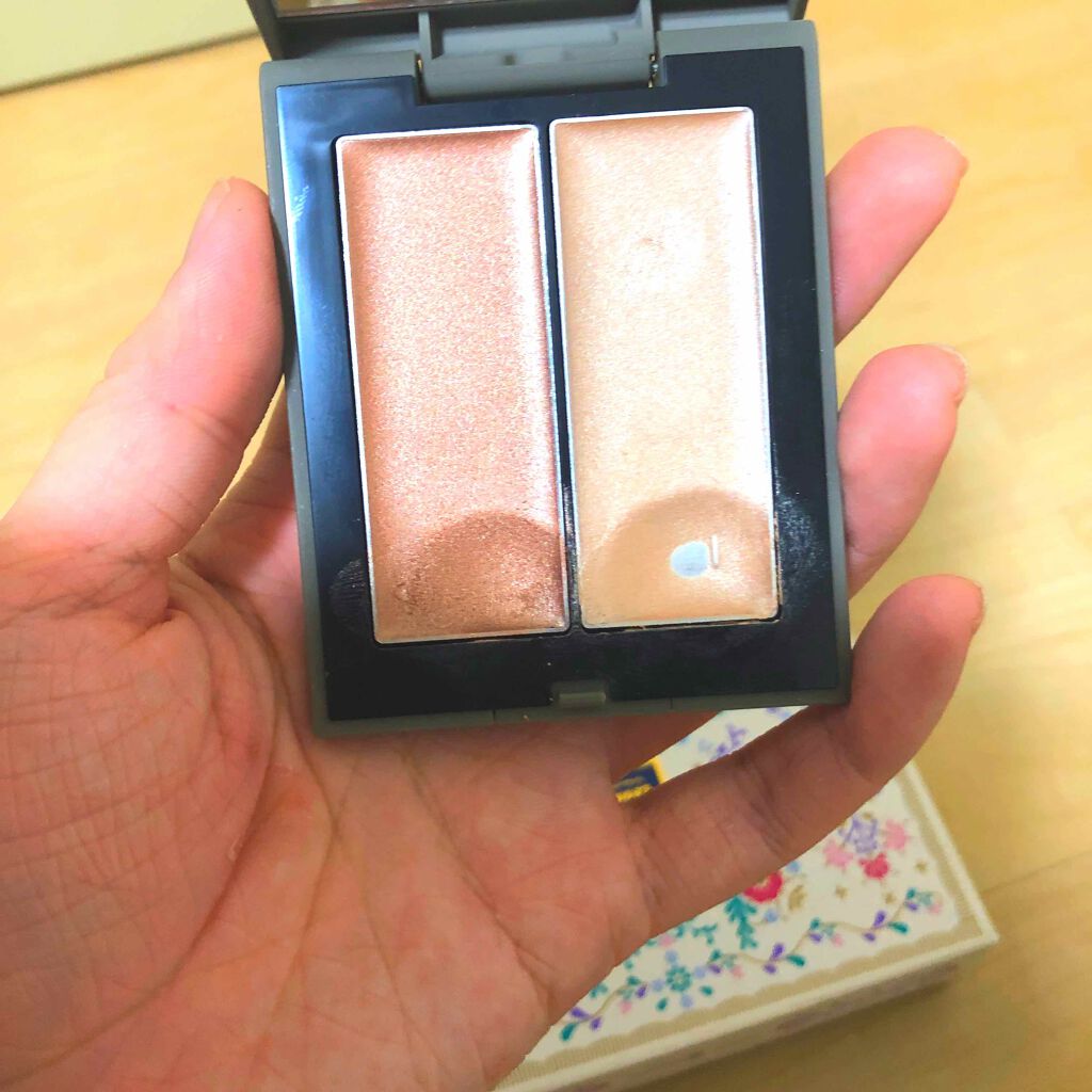 THREE シマリング グロー デュオ/THREE/クリームハイライトを使ったクチコミ(2枚目)