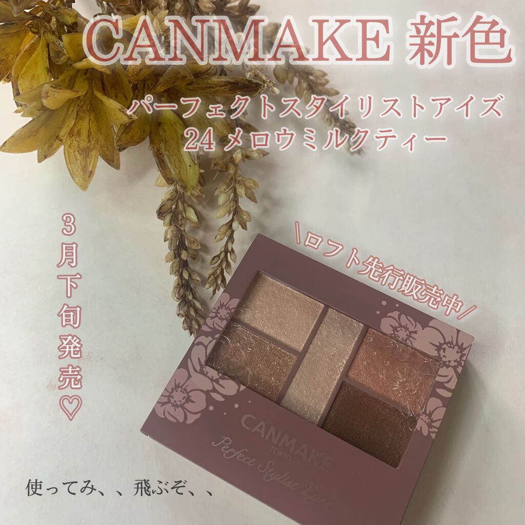 パーフェクトスタイリストアイズ/キャンメイク/アイシャドウパレットを使ったクチコミ（1枚目）