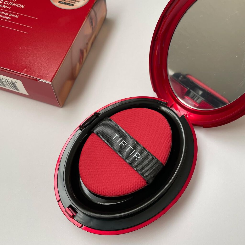 マスク フィット レッド クッション/TIRTIR(ティルティル)/クッションファンデーションを使ったクチコミ（2枚目）