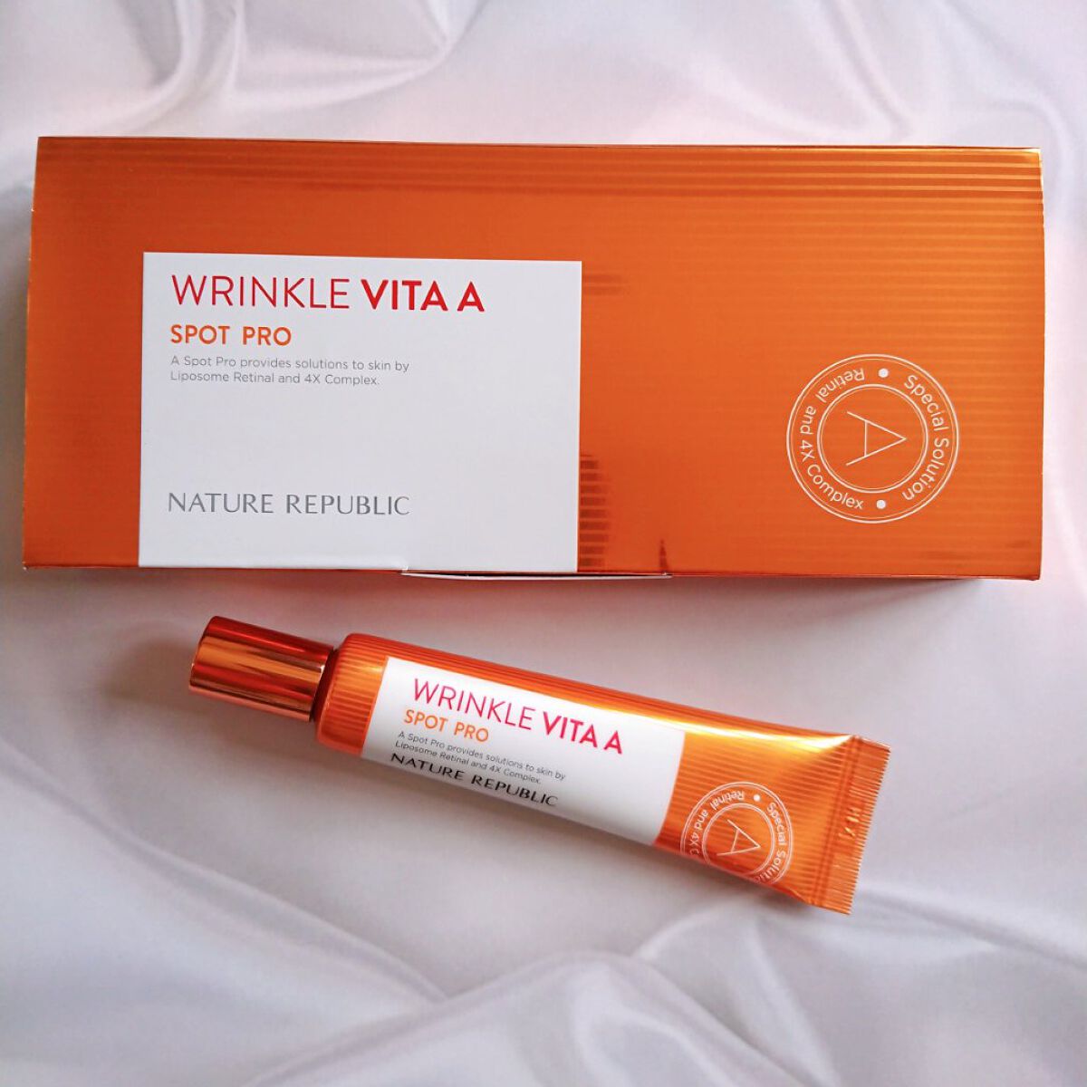 リンクルビタAスポットプロ/ネイチャーリパブリック/美容液を使ったクチコミ（2枚目）