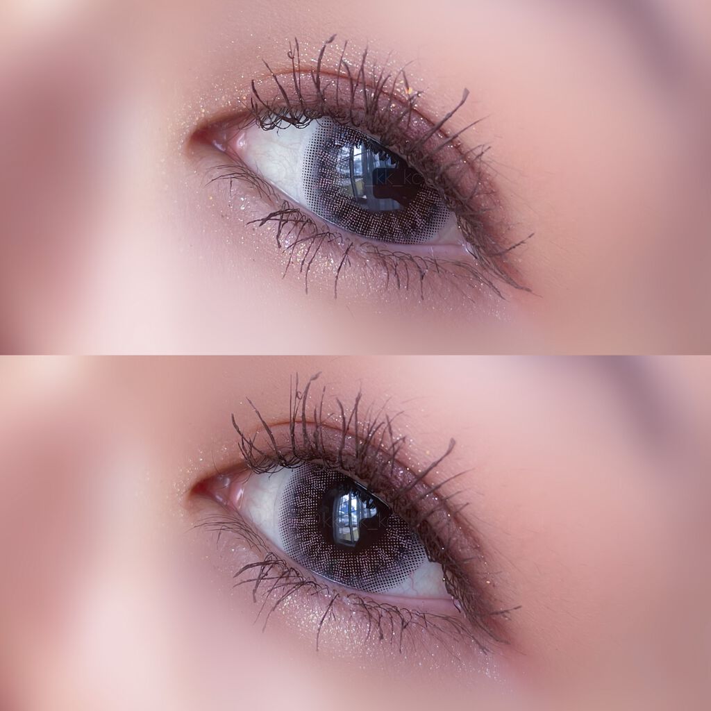 LIL MOON 1month フラミンゴ/LILMOON/１ヶ月（１MONTH）カラコンを使ったクチコミ（2枚目）