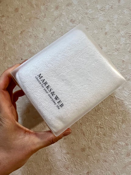 オーガニックコットン フェイスマスクタオル/MARKS&WEB/その他スキンケアグッズを使ったクチコミ(1枚目)