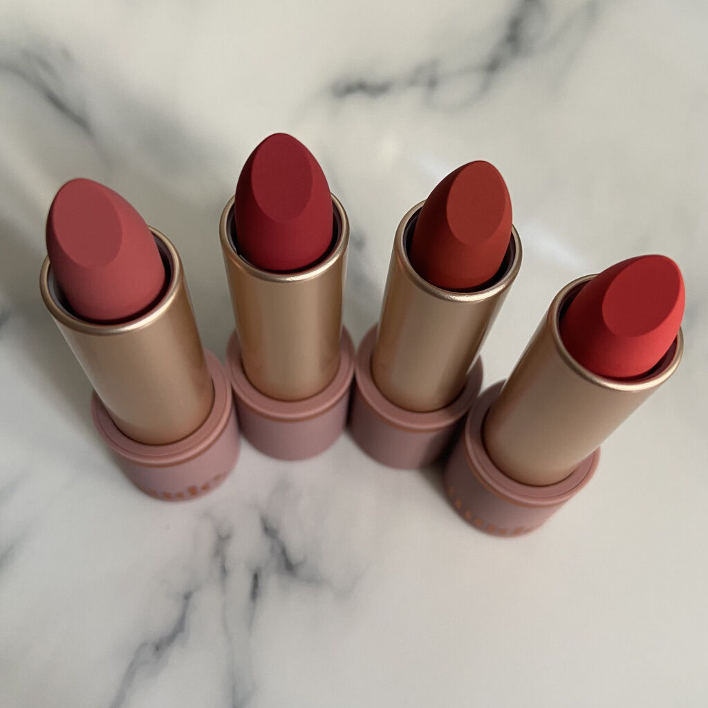 インスパイアマットリップ 01 Clear Muse/mude./口紅を使ったクチコミ（3枚目）