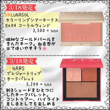 プレジャートリップ チークパレット/NARS/パウダーチークを使ったクチコミ（3枚目）