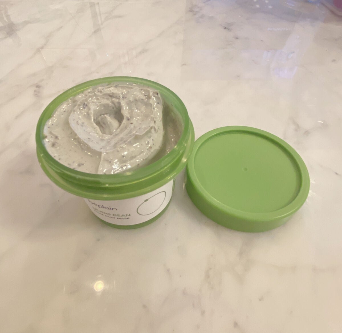 緑豆毛穴クレイパック/beplain/洗い流すパック・マスクを使ったクチコミ(2枚目)