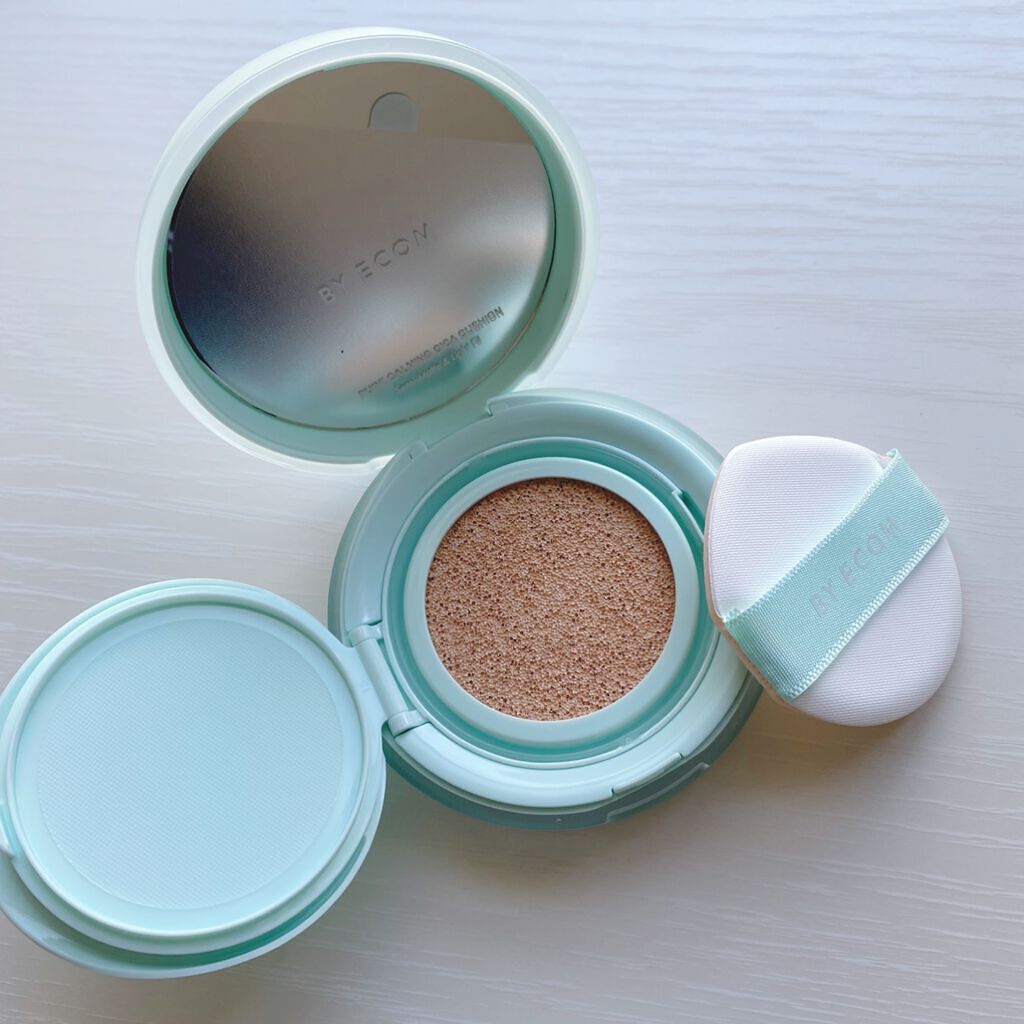 ピュアカーミングシカ クッションファンデーション/BY ECOM/クッションファンデーションを使ったクチコミ（2枚目）