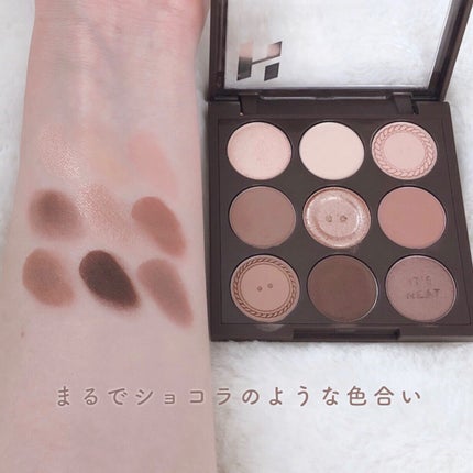 マイフェイブムードアイパレット 9カラー/HOLIKA HOLIKA/アイシャドウパレットを使ったクチコミ(5枚目)
