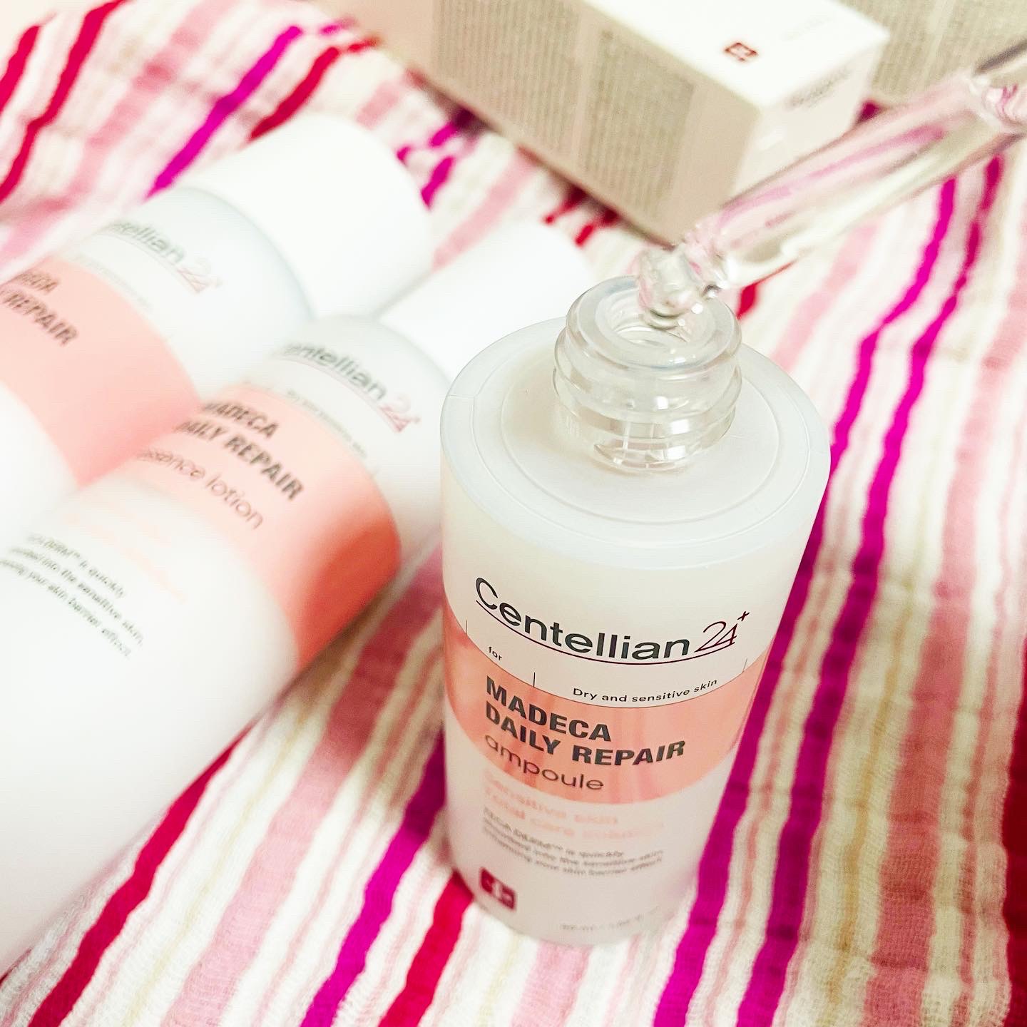 マデカデイリーリペアアンプル/センテリアン24/美容液を使ったクチコミ（1枚目）