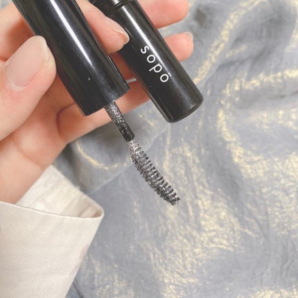 カラーマスカラ/sopo/マスカラを使ったクチコミ(2枚目)