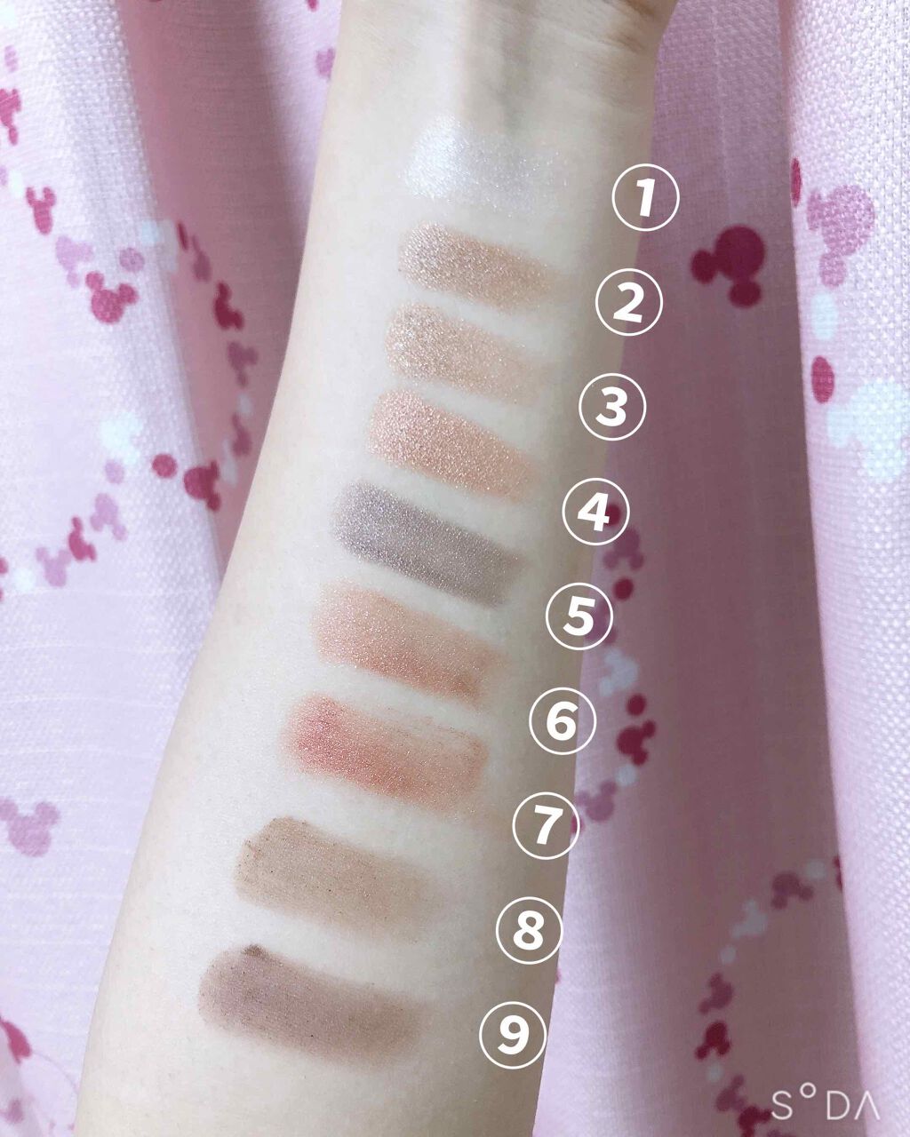UR GLAM　BLOOMING EYE COLOR PALETTE/U R GLAM/アイシャドウパレットを使ったクチコミ（2枚目）