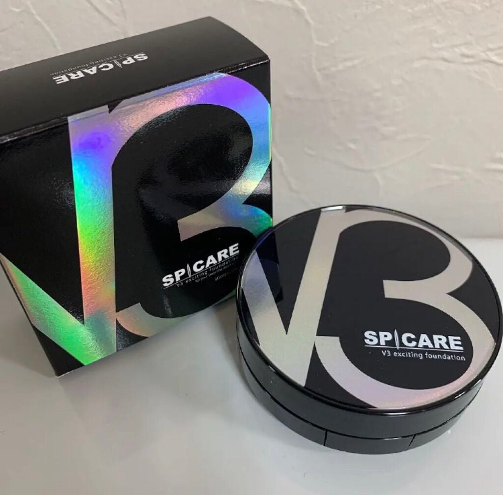 V3 エキサイティングファンデーション/SPICARE/クッションファンデーションを使ったクチコミ(1枚目)