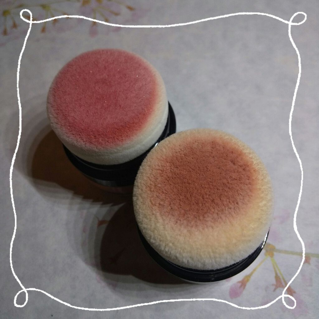 ポンポンミネラルチーク ピンク/エトヴォス/パウダーチークを使ったクチコミ（3枚目）