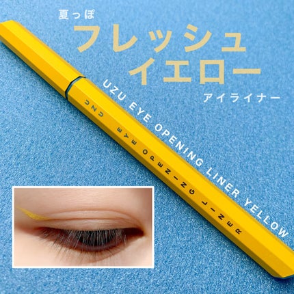 EYE OPENING LINER/UZU BY FLOWFUSHI/リキッドアイライナーを使ったクチコミ(1枚目)
