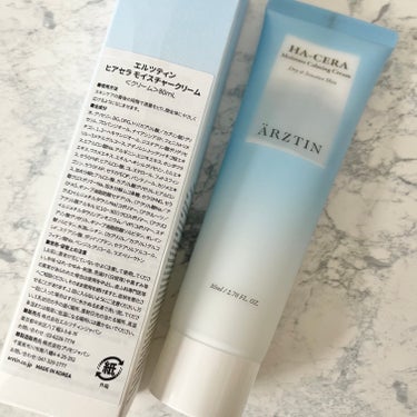 エルツティン ヒアセラ モイスチャークリームのクチコミ「Arztin(エルツティン)様よりご提供頂きました。
#PR

ヒアセラ モイスチャークリーム.....」（3枚目）