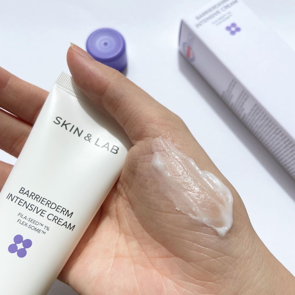 バリアダームモイストクリーム/SKIN&LAB/フェイスクリームを使ったクチコミ（2枚目）