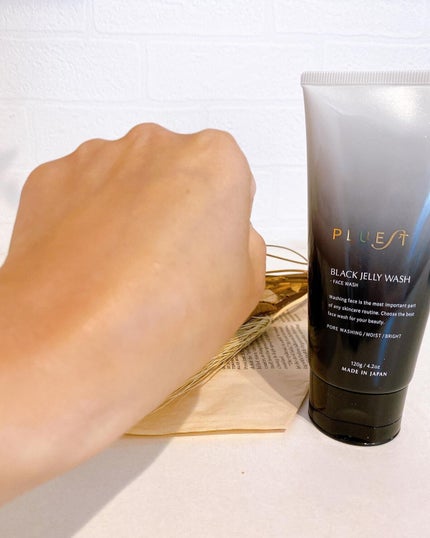 BLACK JELLY WASH(ブラックジェリーウォッシュ)/PLUEST/その他洗顔料を使ったクチコミ(5枚目)
