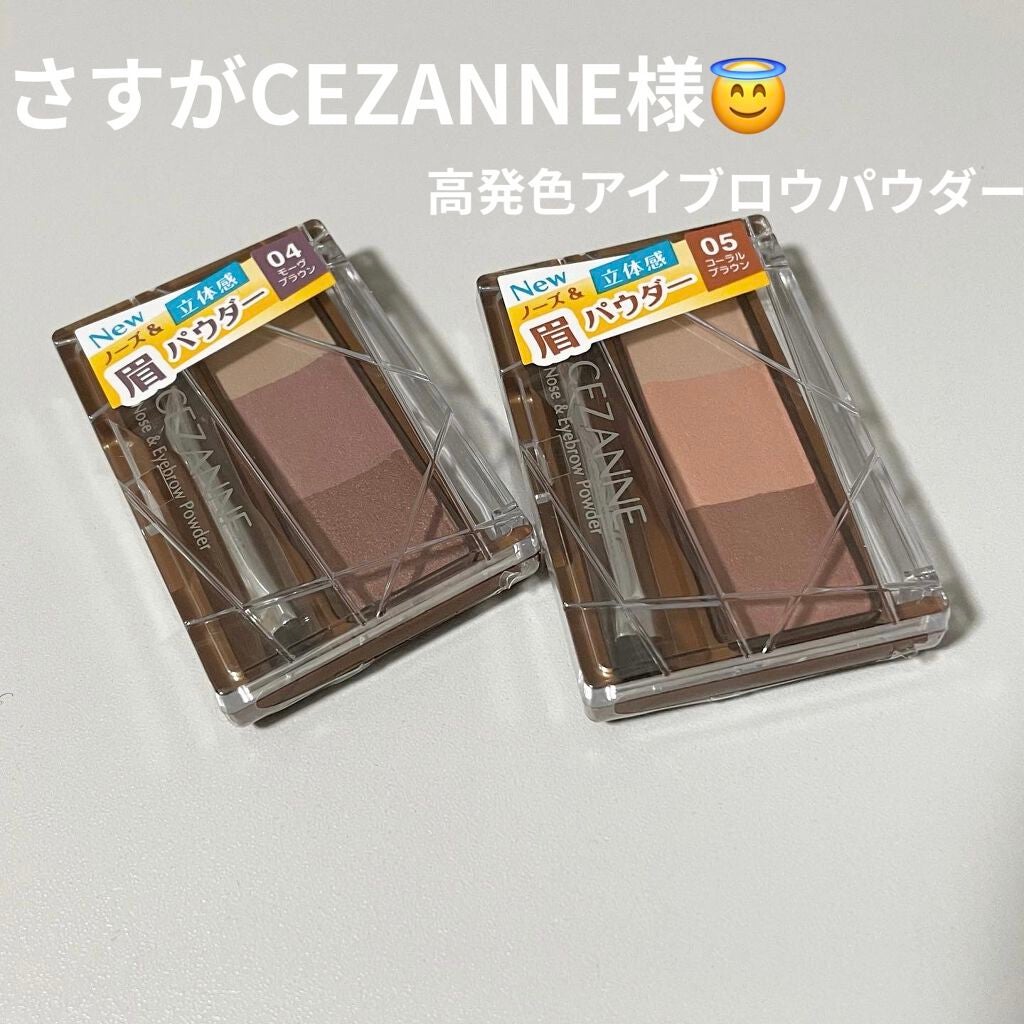 ノーズ&アイブロウパウダー/CEZANNE/パウダーアイブロウを使ったクチコミ(1枚目)