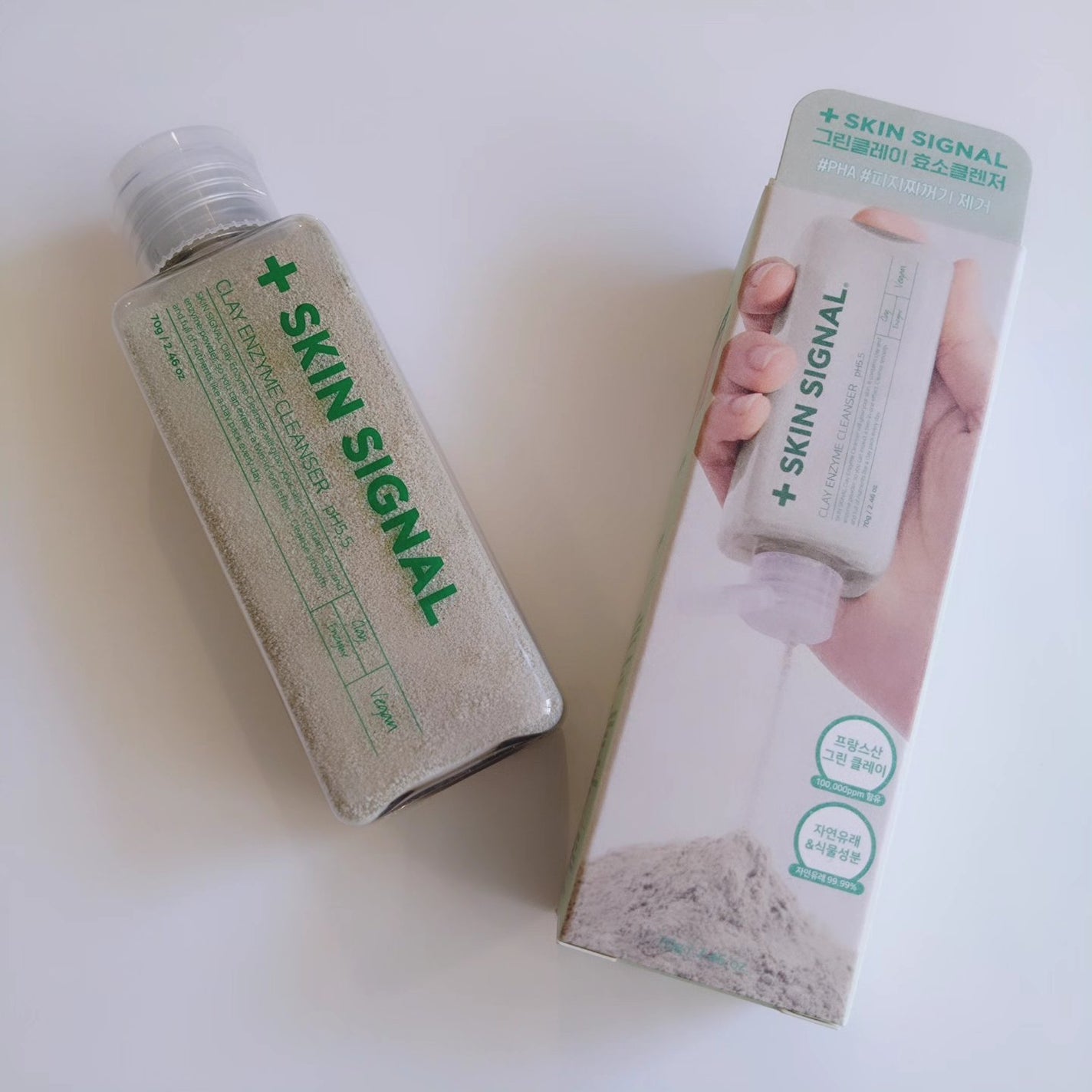 グリーン クレイ酵素クレンザー/SKIN SIGNAL/洗顔パウダーを使ったクチコミ(1枚目)