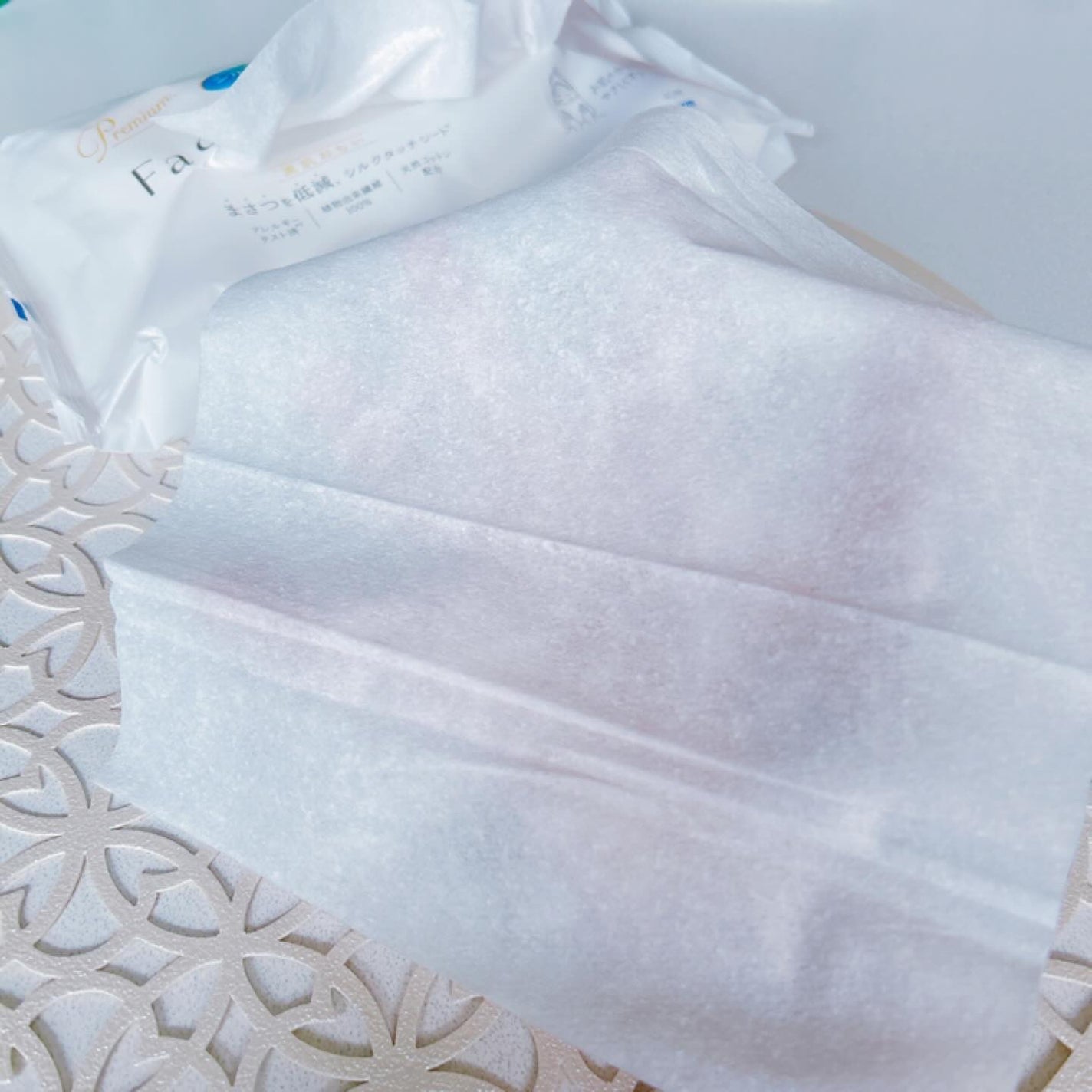 シルコットフェイシャルタオル 素肌おもい プレミアム/シルコット/クレンジングタオルを使ったクチコミ(5枚目)