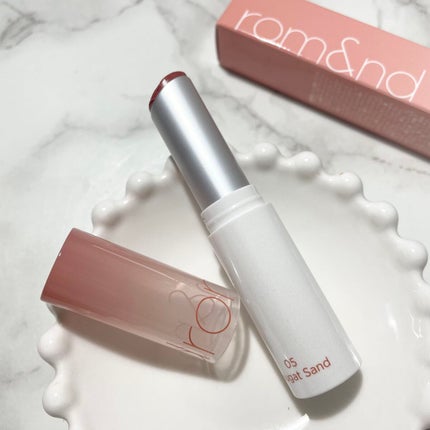 グラスティングメルティングバーム/rom&nd/リップバームを使ったクチコミ(2枚目)