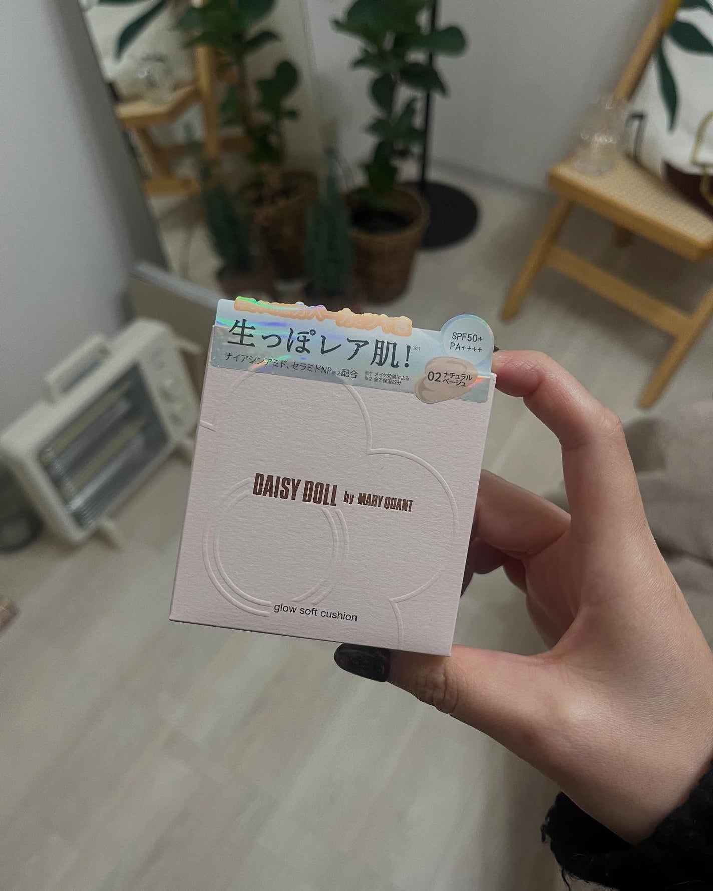 デイジードール グロウ ソフト クッション/DAISY DOLL by MARY QUANT/クッションファンデーションを使ったクチコミ(4枚目)