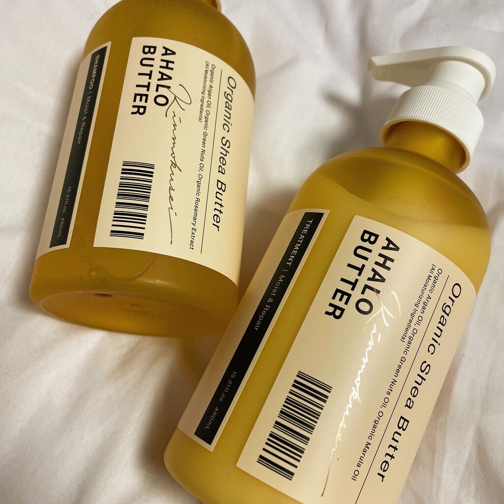 モイスト&リペア シャンプー&ヘアトリートメント 限定セット キンモクセイの香り/AHALO BUTTER/シャンプー・コンディショナーを使ったクチコミ(1枚目)