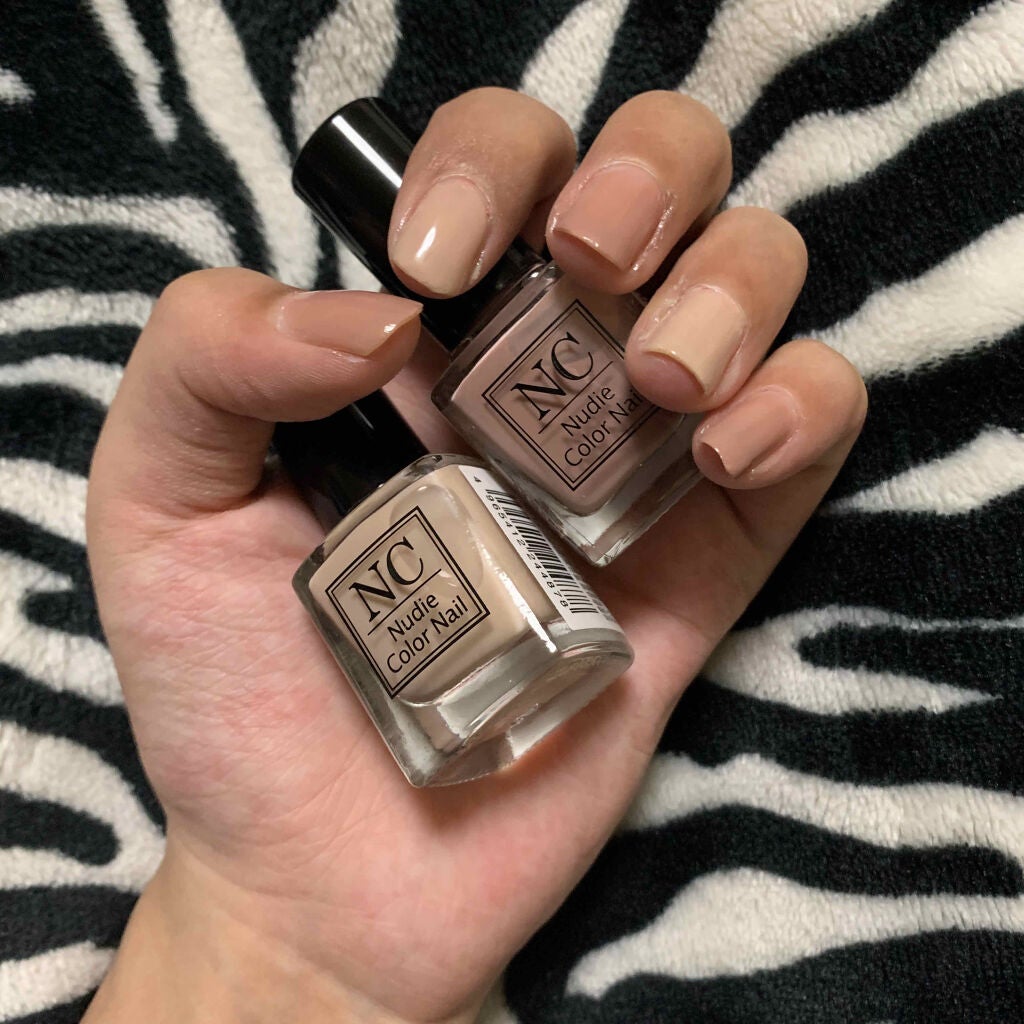 TMヌーディーカラーネイル/セリア/マニキュアを使ったクチコミ(1枚目)