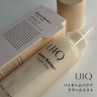 UIQ バイオームバリア クリームミストのクチコミ「微細なふわぁぁっとミスト🌫肌本来の力を🤍
━━━━━━━━━━━━━━━
UIQ
バイオームバ.....」（2枚目）