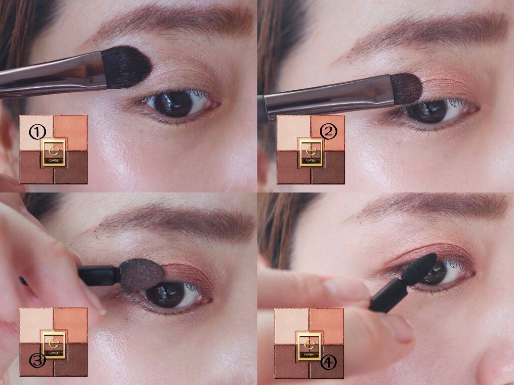 しー on LIPS 「エクセルから3/16に出た新色です。ブラウン系のアイシャドウに..」(1枚目)