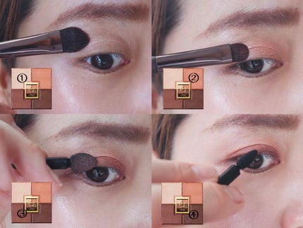 しー on LIPS 「エクセルから3/16に出た新色です。ブラウン系のアイシャドウに..」(1枚目)