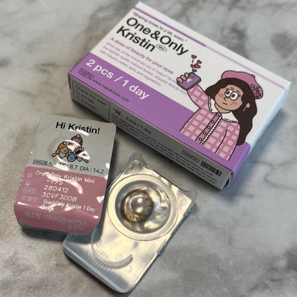 One & Only Kristin/Hapa kristin/カラーコンタクトレンズを使ったクチコミ(8枚目)
