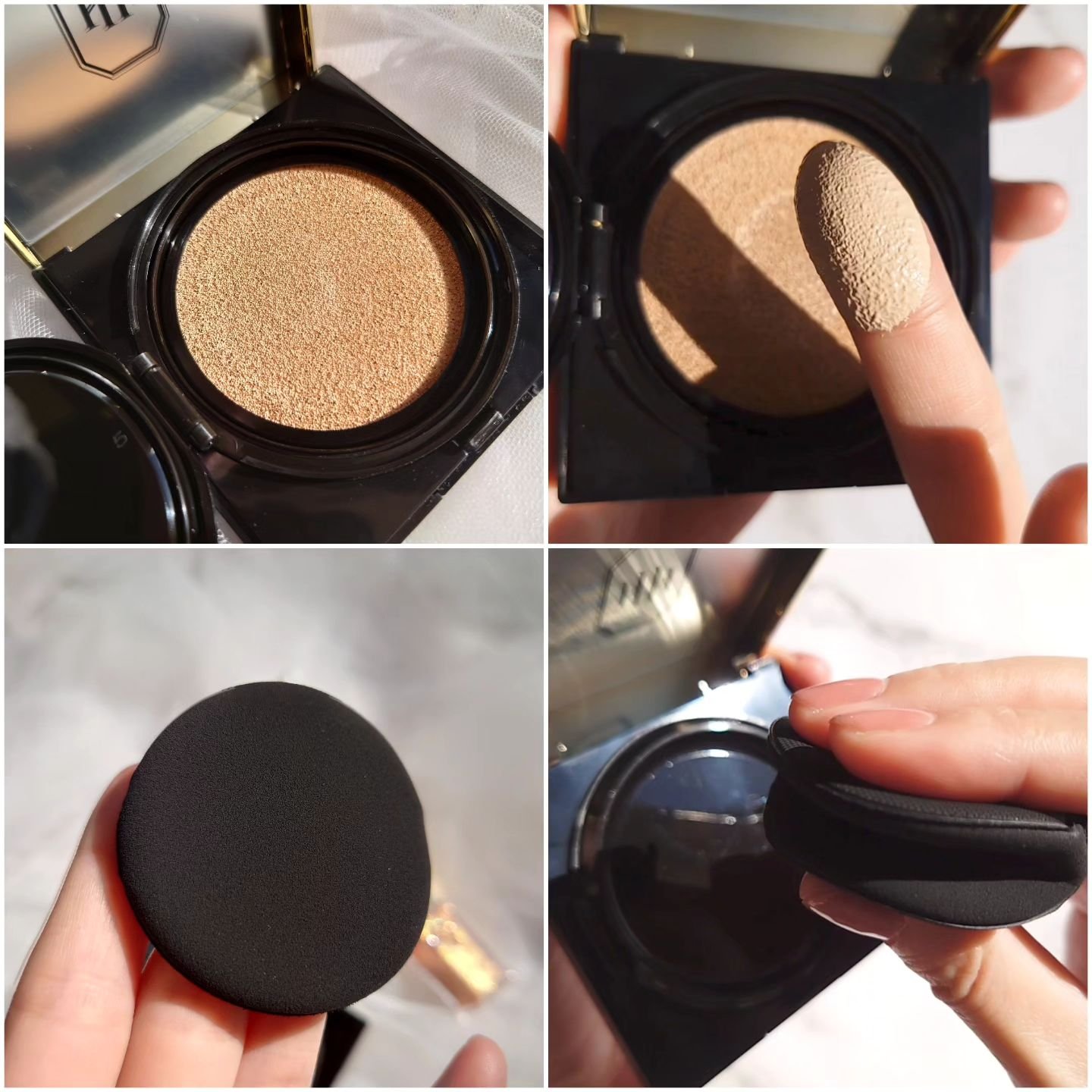 レタッチフィルターファンデーション #ラテ/H×H/クッションファンデーションを使ったクチコミ（3枚目）