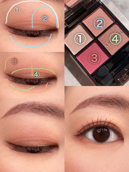 アイカラーレーション/LUNASOL/アイシャドウパレットを使ったクチコミ(5枚目)