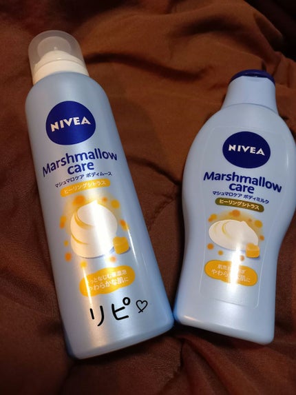 マシュマロケア ボディムース シルキーフラワー/ニベア/ボディローションを使ったクチコミ(1枚目)