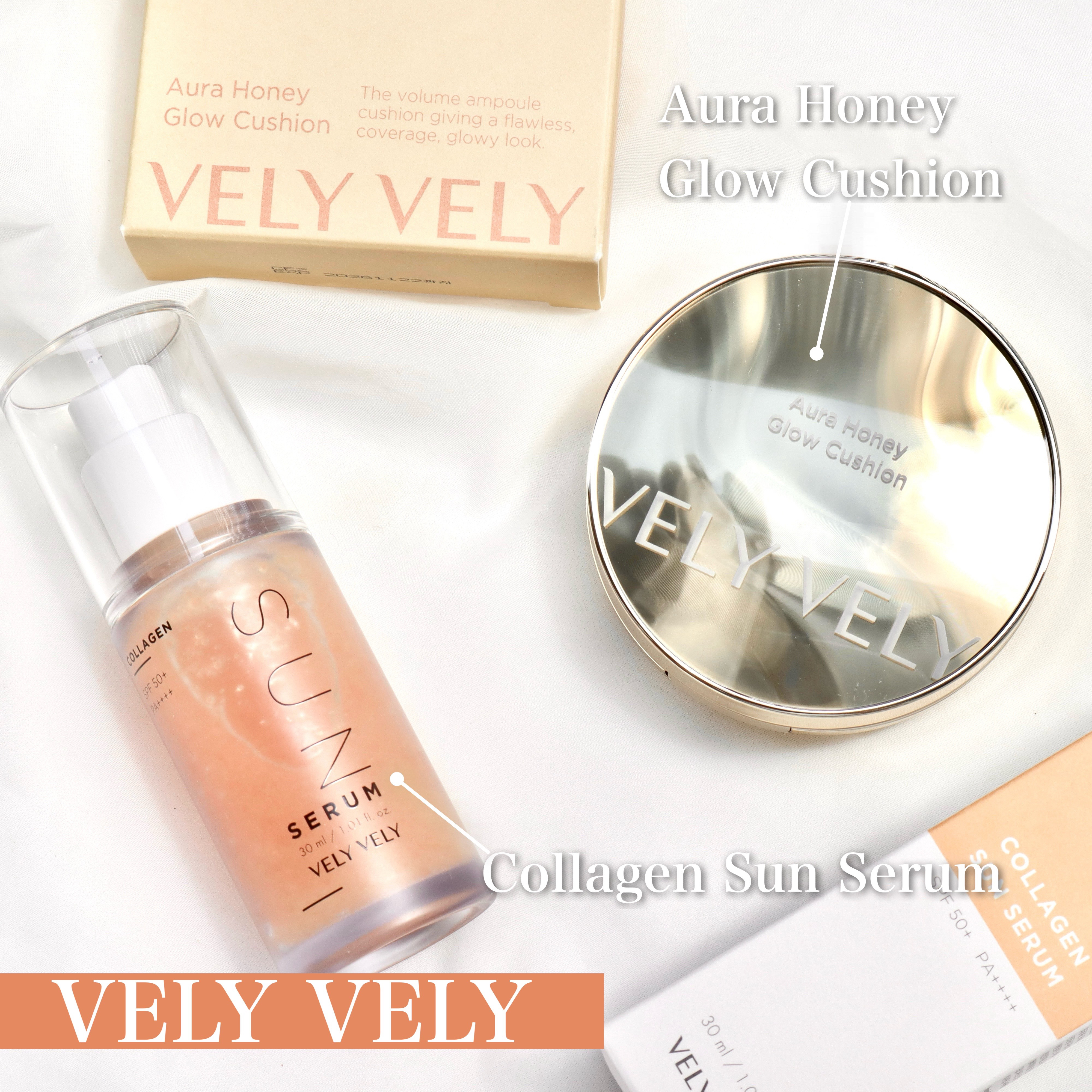 はちみつツヤ肌クッションファンデ/VELY VELY/クッションファンデーションを使ったクチコミ（2枚目）