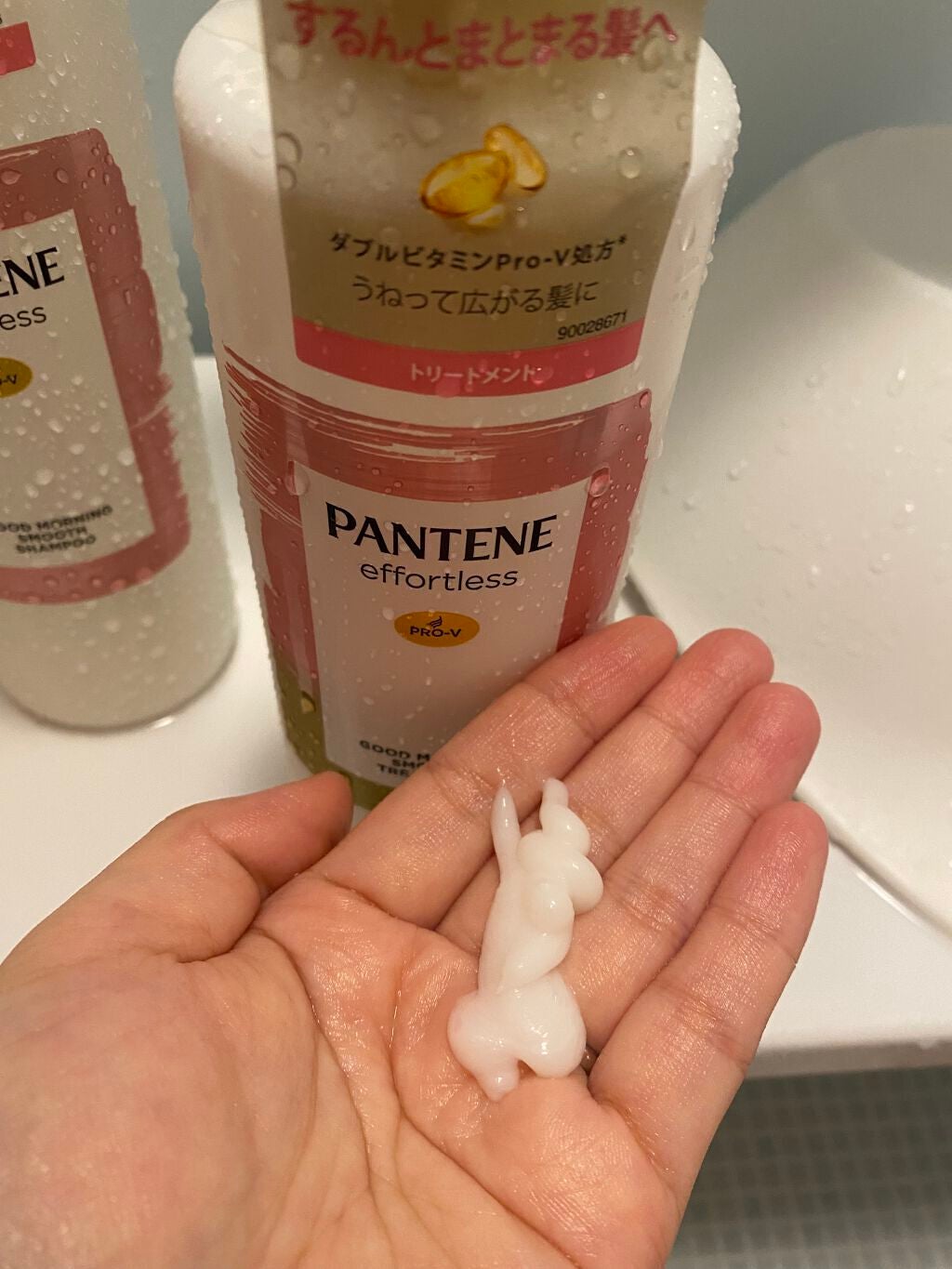 パンテーン エフォートレス グッドモーニング スムース シャンプー/トリートメント/パンテーン/市販シャンプーを使ったクチコミ(3枚目)