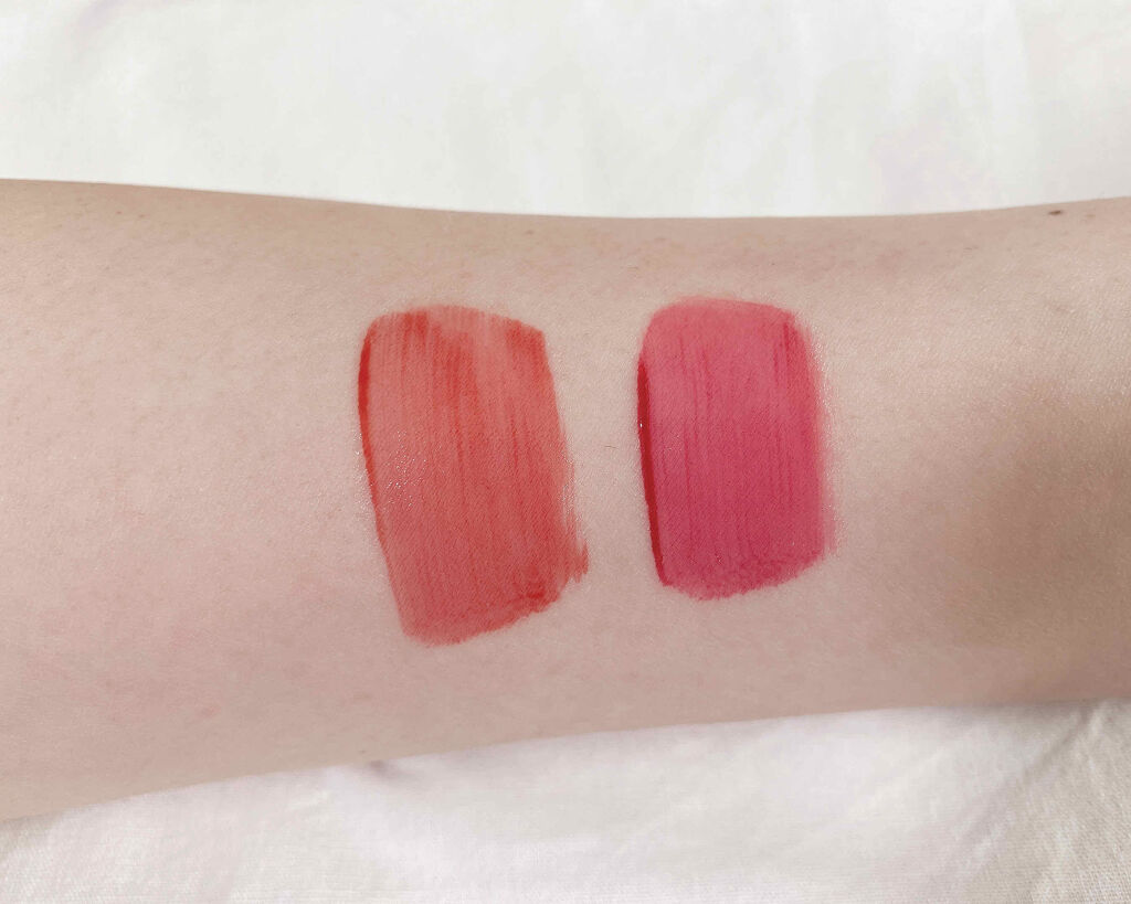 グラスティングウォーターティント/rom&nd/リップティントを使ったクチコミ（2枚目）